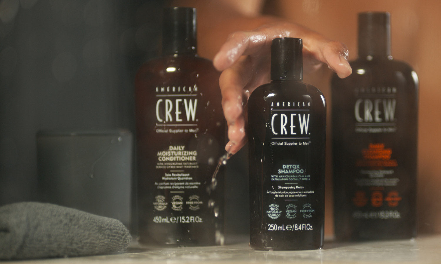 Crew Men, - American Shampoo for Men for Care Hair