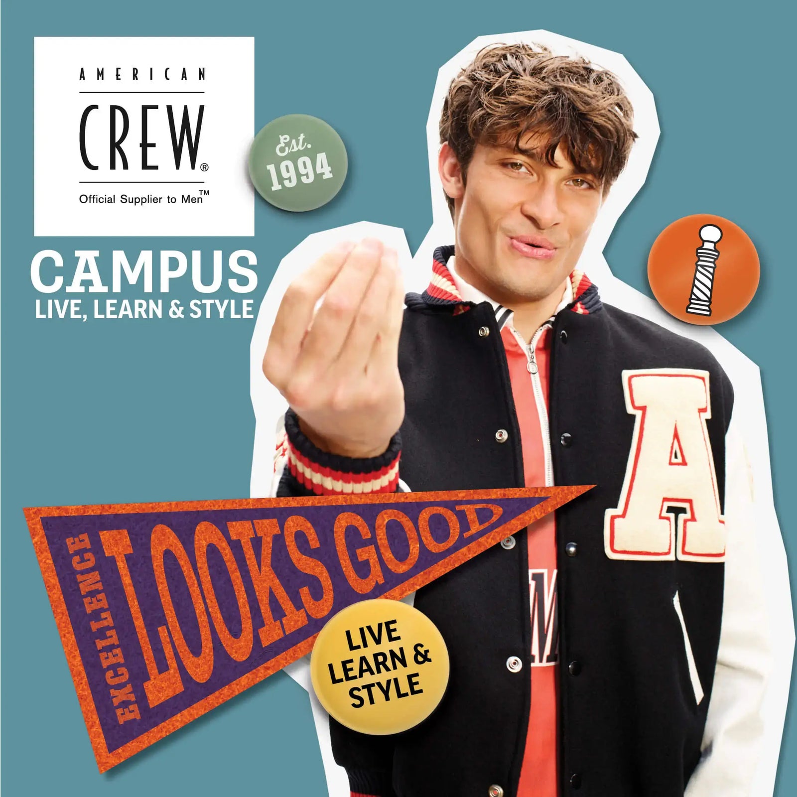 American Crew Campus Live, Learn & Style 