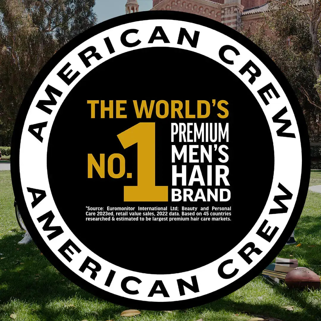 American Crew the World's No 1 Premium Men's Hair Brand Logo