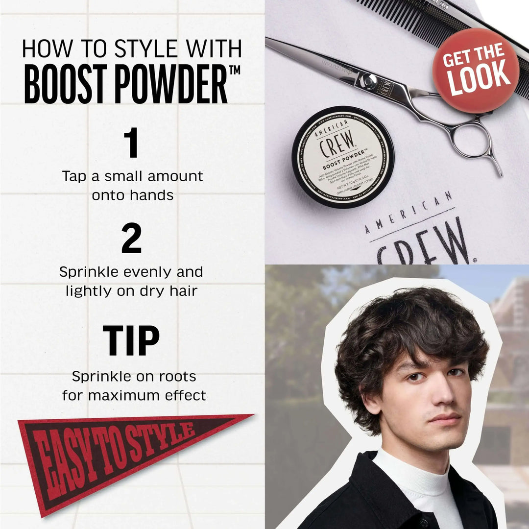 How to Use Boost Powder by American Crew