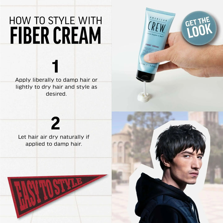 How to Use Fiber Cream by American Crew