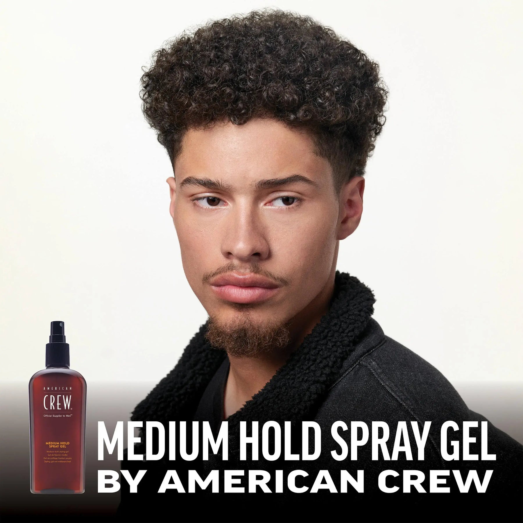- Spray Crew Hold Medium American Gel Hair
