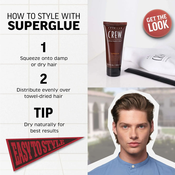 American Crew Superglue How-To-Use