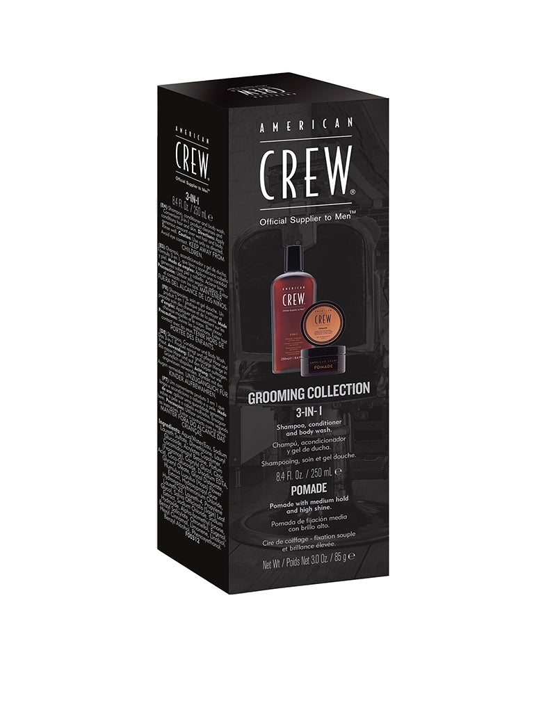 Shampoo 3in1 Crew and Hair Set American - Pomade