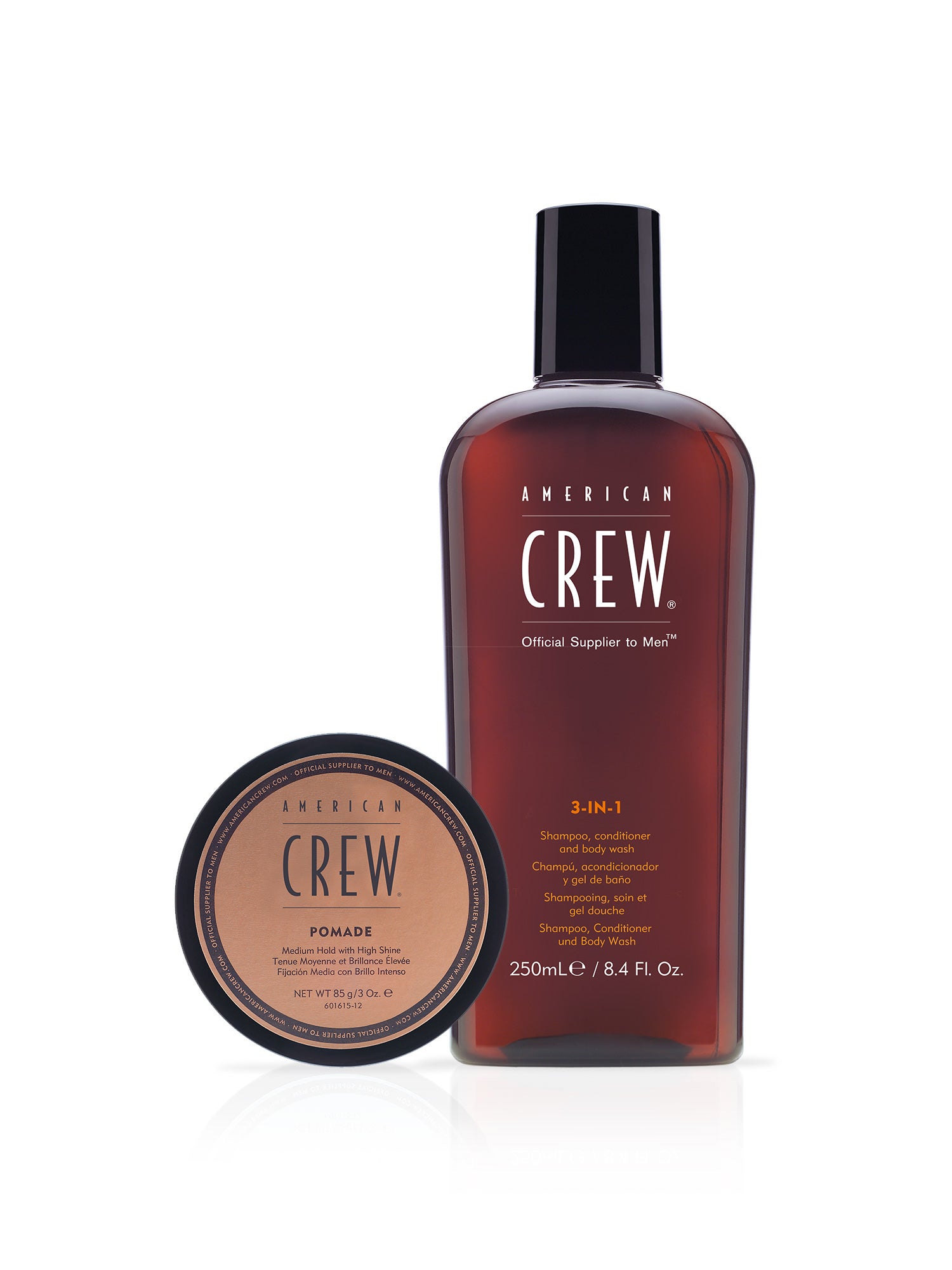 Hair Pomade and 3in1 Shampoo Set - American Crew