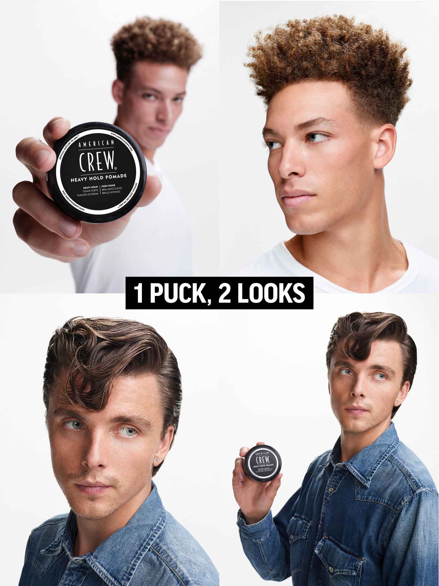 AMERICAN CREW good POMADE 3 OZ (Lot of 6)